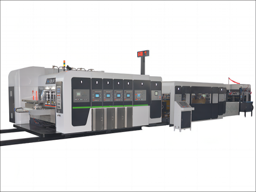Full adsorption high- speed printing slotting die cutting adhesive box packaging integrated linkage l