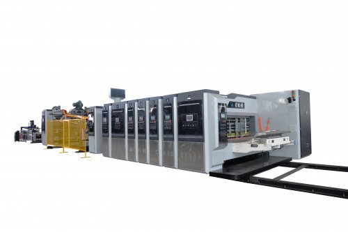 FFG Case Maker Carton Flexo Printing Slotting Die-cutting Folding Gluing Machine