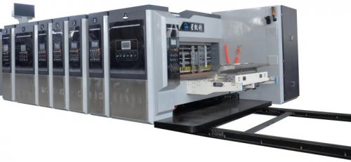 Vacuum computer carton flexo printing slotting die cutting machine