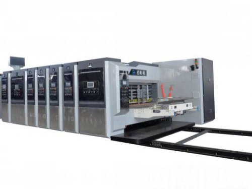 Vacuum computer carton flexo printing slotting die cutting machine