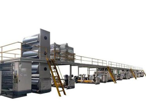 Auto 3/5/7 ply corrugated cardboard production plant