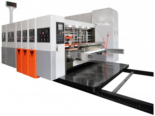 3 colors carton printing slotting die cutting machine